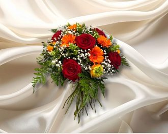 Bouquet Rouge et Orange
